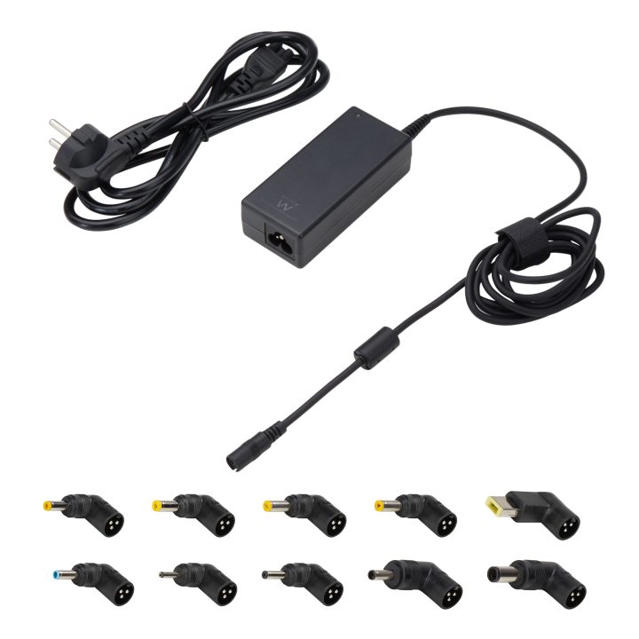 Ewent EW3968 adaptador e inversor de corriente Interior 655 W Negro
