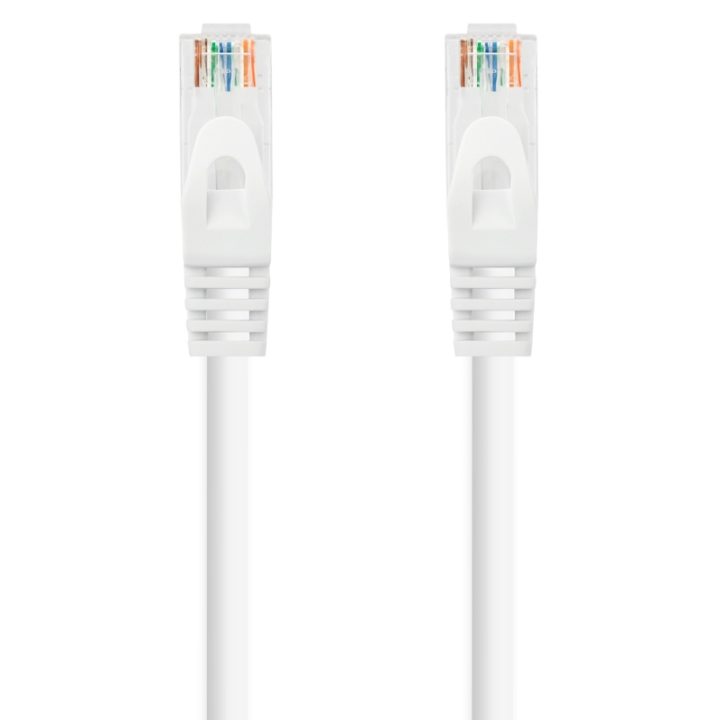 Nanocable Cabo de rede patch cord RJ45 LSZH Cat.6A UTP AWG24, Branco…