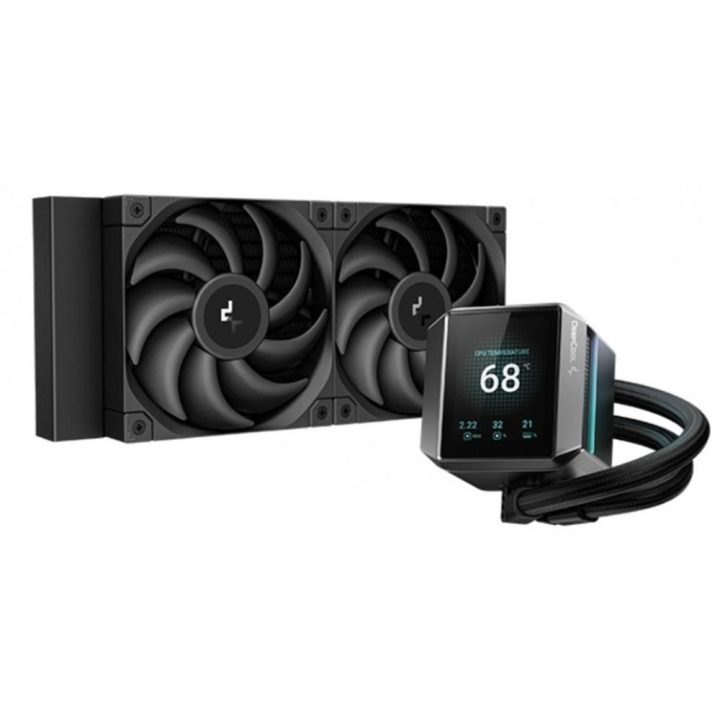 Kit de refrigeração líquida Deepcool Mystique 240, ecrã de 2,8…