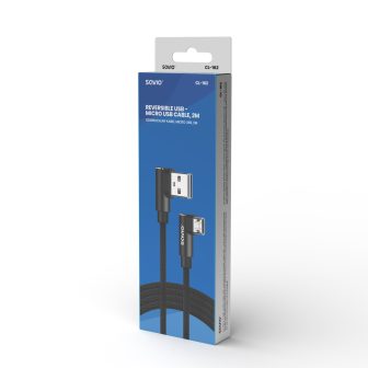 Cabo reversível USB Micro a USB-A 2m CL-162