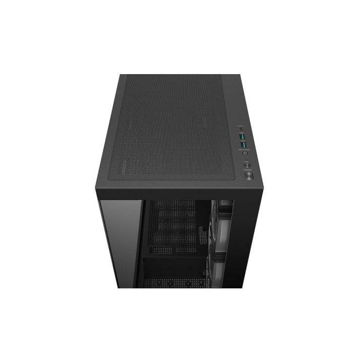 Caixa de PC gaming ATX Deepcool CG580V2 vidro temperado preto…