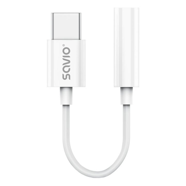 Adaptador USB-C a mini jack 3.5 mm savio ak-52 (SAVAK-52)