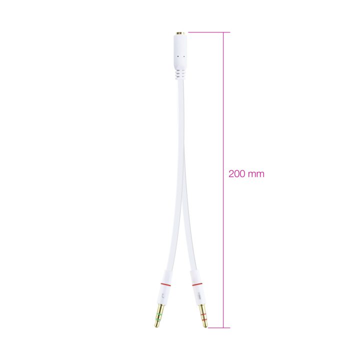 Nanocable Cable Adaptador Audio Jack 3.5/H de 4 Pines a 2 Jack 3.5/M…