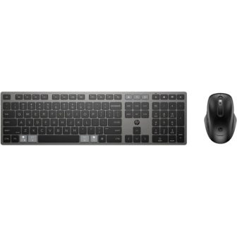 HP 720 Rechargeable Multi-Device Wireless Keyboard and Mouse Combo