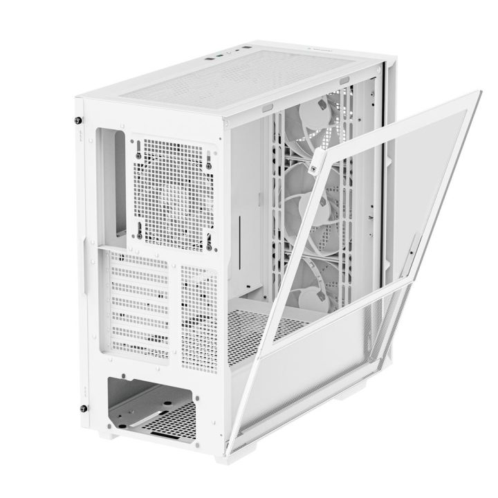 Deepcool CH560 RGB e-ATX Tempered Glass White Gaming Case…