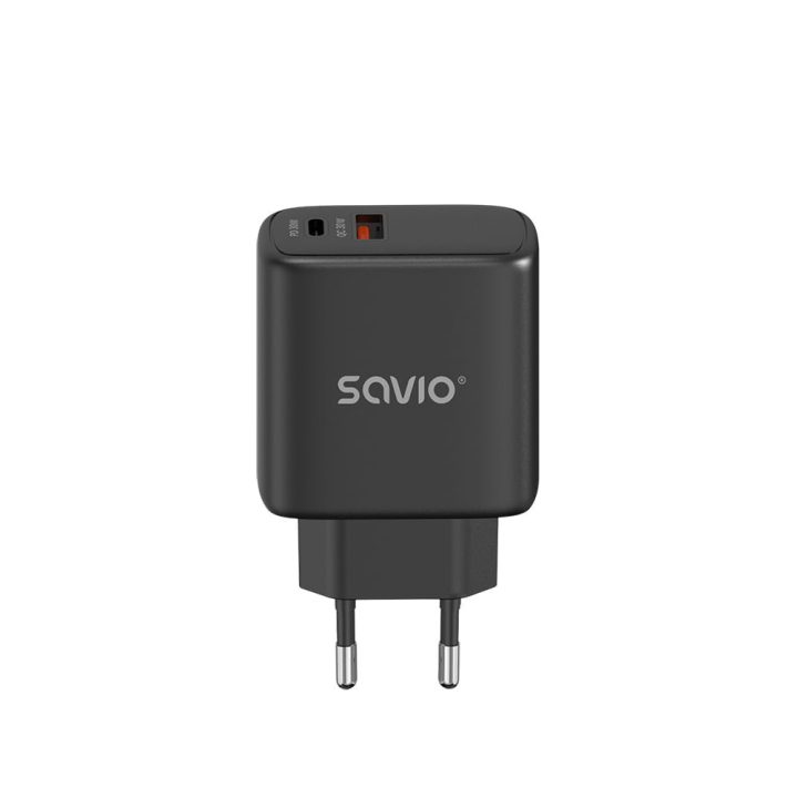 Carregador Savio LA-06 Dual 30W USB 3.0 (SAVLA-06-B)