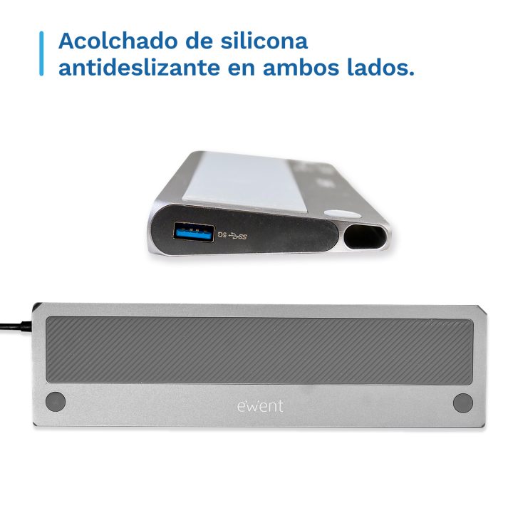 Ewent EW1150 base para portátil e replicador de portas Com fio USB…