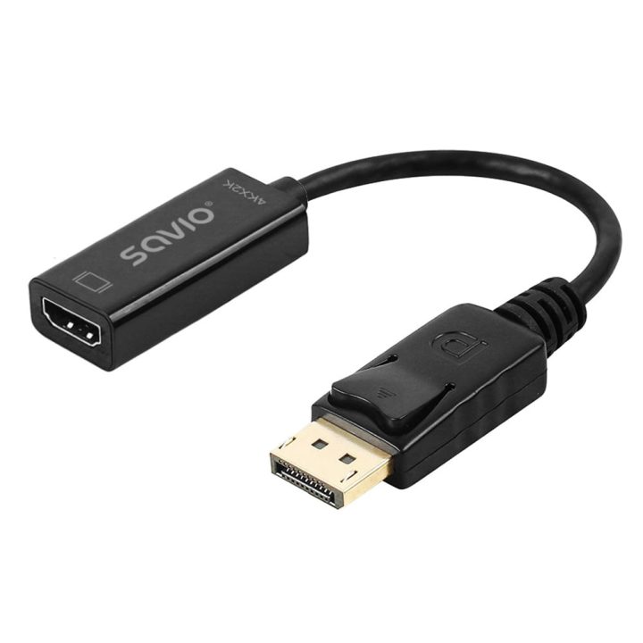 Adaptador DP v1.2 - HDMI v1.4 Savio AK-62