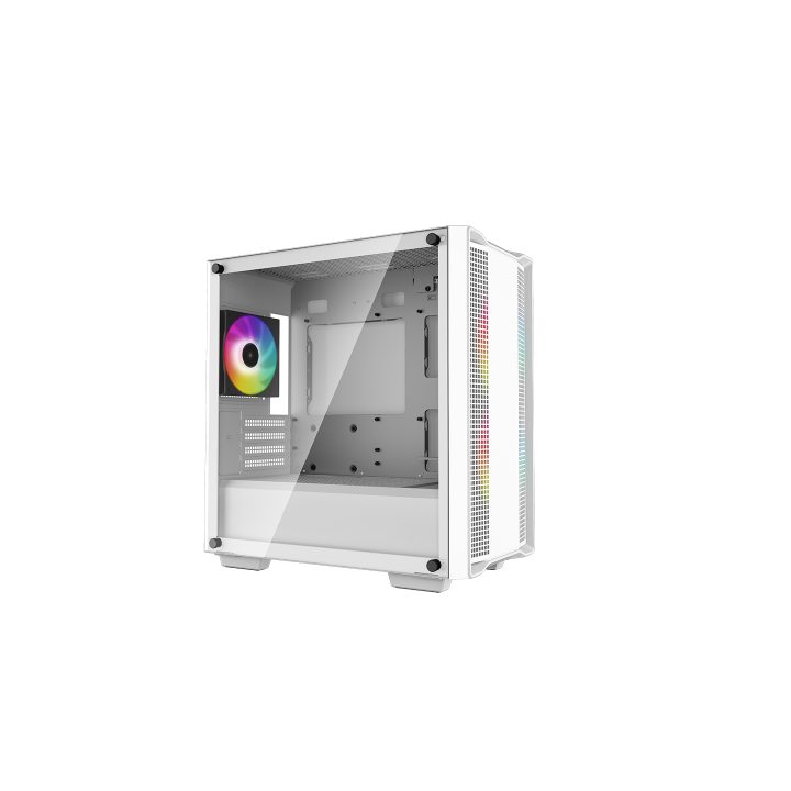 Gabinete de PC gaming Deepcool CC360 branco m-ATX 1 x USB 3.0 1 x USB…