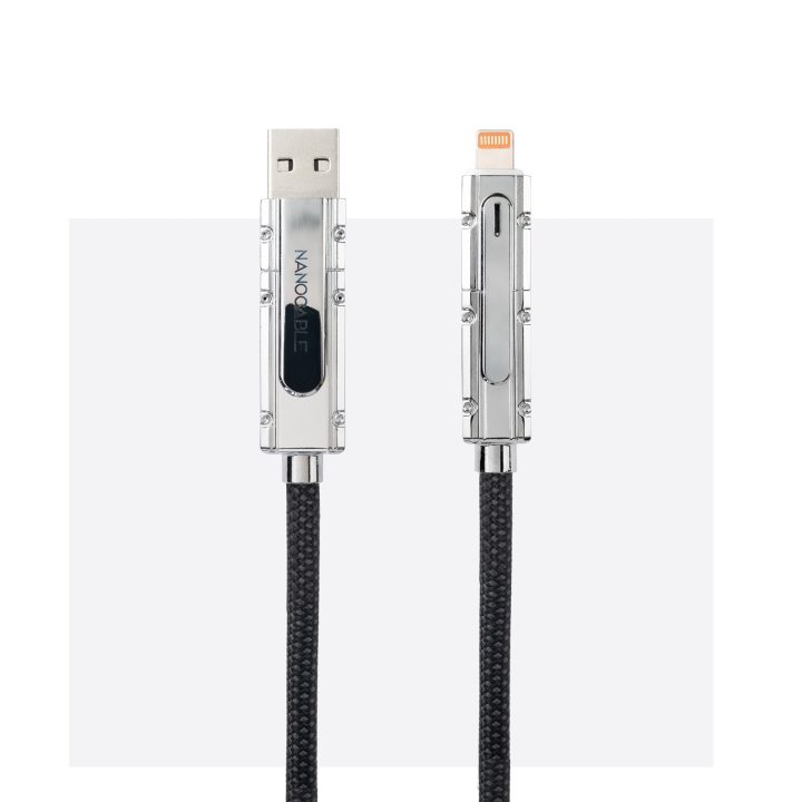 Nanocable 10.01.2602 USB 2.0 Cable 2 m USB A/USB C USB C/Lightning 27…