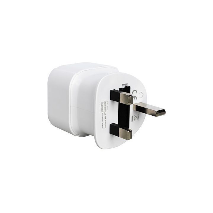 Adaptador de viagem Espanha para Reino Unido Savio AP-04 (SAVAP-04)