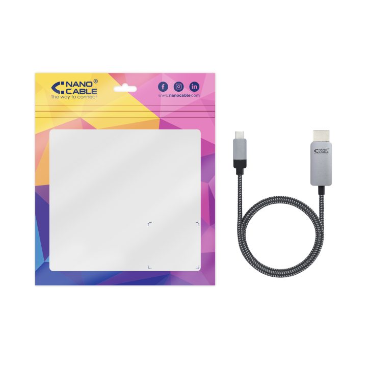 Nanocable 10.15.5103 adaptador de cable de vídeo 3 m USB Tipo C HDMI…