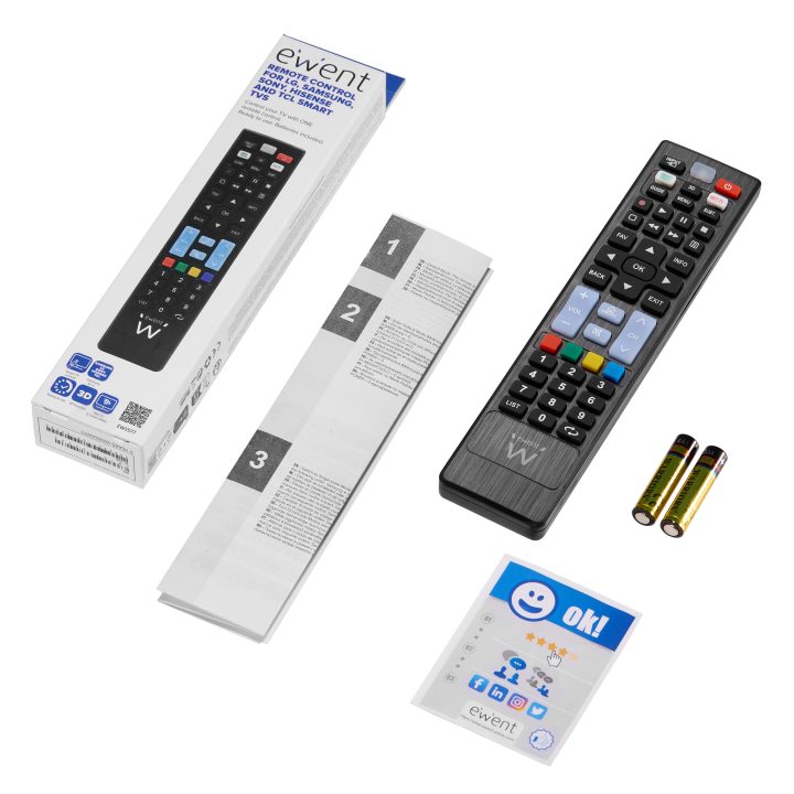 Ewent EW1577 Comando de TV Botões