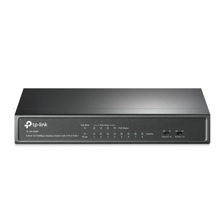TP-Link TL-SF1008P No administrado Fast Ethernet (10/100) Energía…
