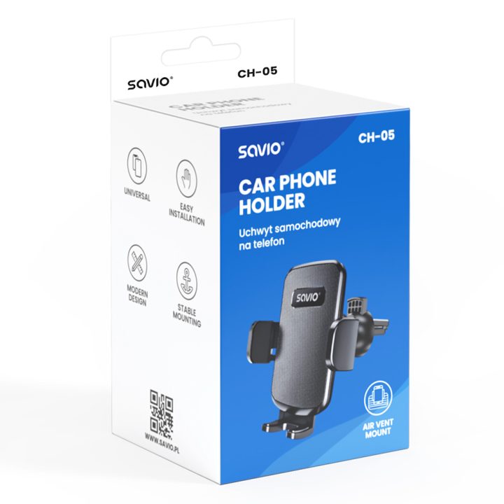 Savio Black CH-05 Car Holder