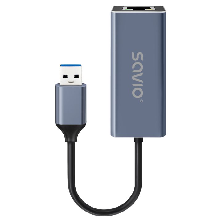 Adaptador Savio USB-A para RJ-45 AK-83