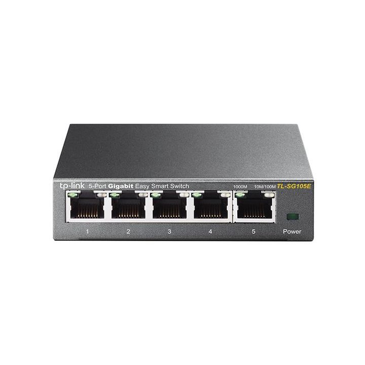 TP-Link TL-SG105E Gestionado L2 Gigabit Ethernet (10/100/1000) Negro
