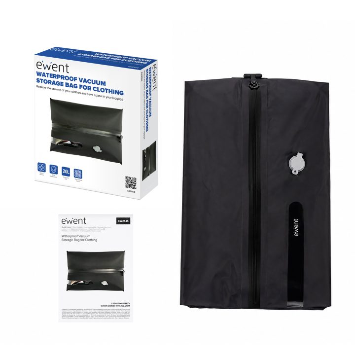 Ewent EW2545 saco de arrumação de roupa Preto