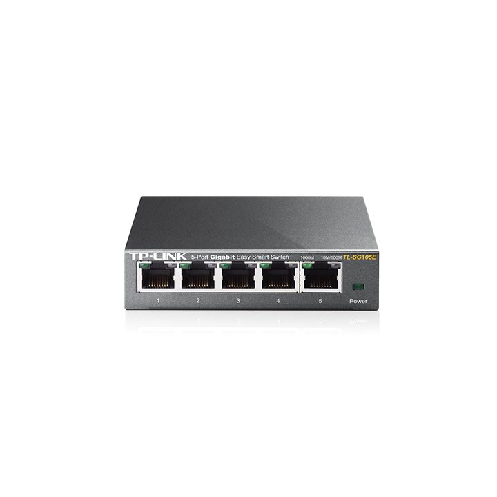 TP-Link TL-SG105E Gestionado L2 Gigabit Ethernet (10/100/1000) Negro
