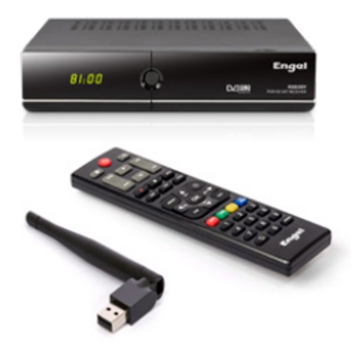 Recetor satélite de mesa engel RS8100Y-full HD-pvr-leitor…