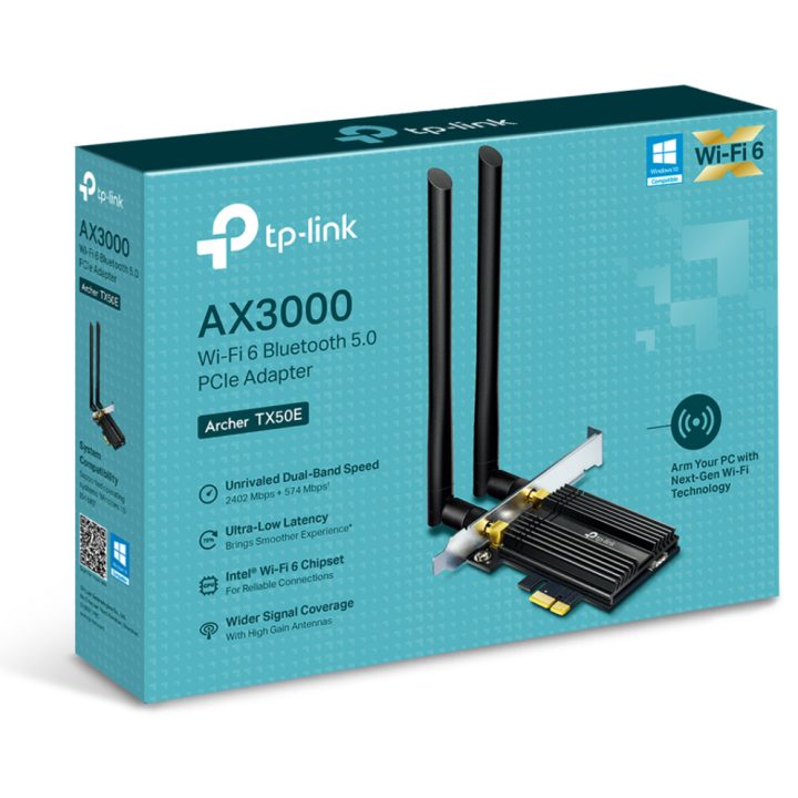 TP-Link Archer TX50E WLAN / Bluetooth 2402 Mbit/s