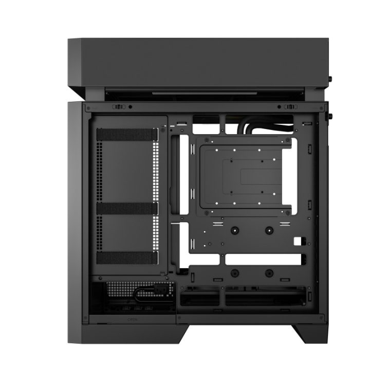 Deepcool CL6600 wh ATX RGB Tempered Glass Black and Wood Gaming PC…