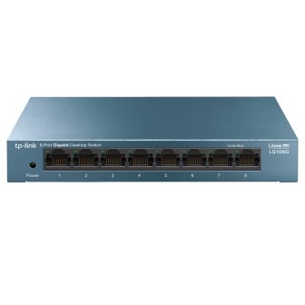 TP-Link LS108G Não Gerido Gigabit Ethernet (10/100/1000) Azul
