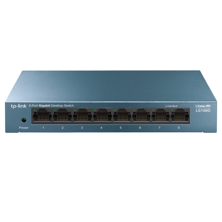 TP-Link LS108G Não Gerido Gigabit Ethernet (10/100/1000) Azul