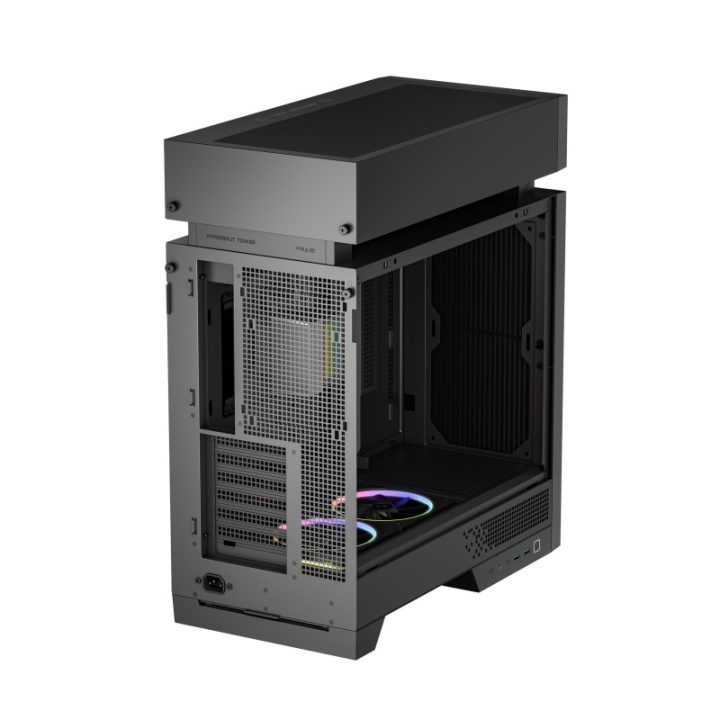 Caja ordenador gaming Deepcool CL6600 wh ATX RGB cristal templado…
