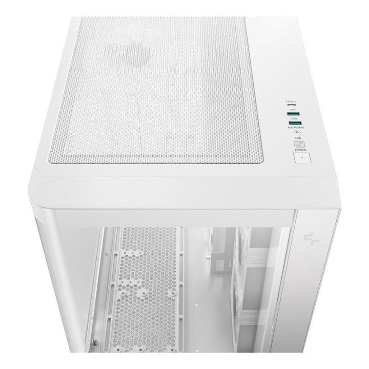 Deepcool CG530U 4f ATX ARGB Gaming PC Case Tempered Glass White…