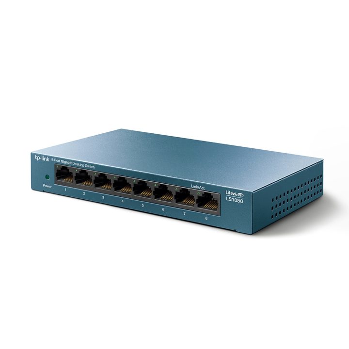 TP-Link LS108G Unmanaged Gigabit Ethernet (10/100/1000) Blue