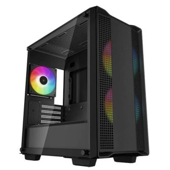 Gabinete PC gaming Deepcool CC360 preto m-ATX 1 x USB 3.0 1 x USB 2.0…
