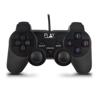 Ewent Play Preto USB 2.0 Gamepad Analógico/Digital PC