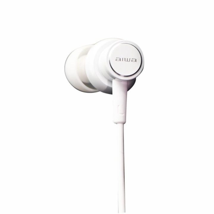 Aiwa ESTM-500WT In-Ear Headphones 3.5mm Jack White