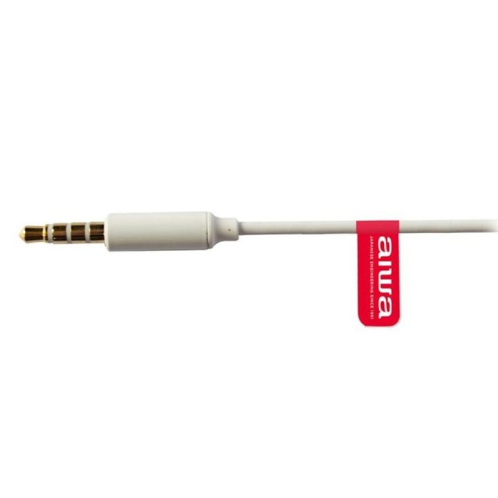 Aiwa ESTM-500WT In-Ear Headphones 3.5mm Jack White