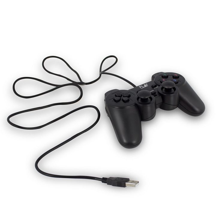 Ewent Play Preto USB 2.0 Gamepad Analógico/Digital PC
