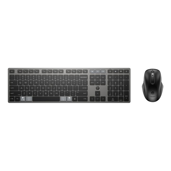 HP 720 Rechargeable Multi-Device Wireless Keyboard and Mouse Combo