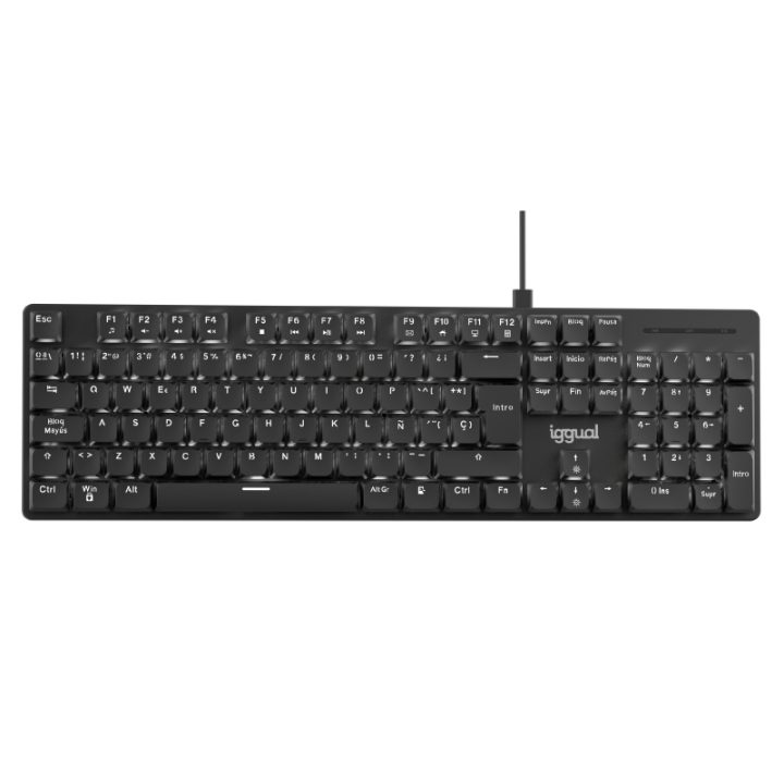 iggual CK-MECHA-105T Black USB Mechanical Keyboard