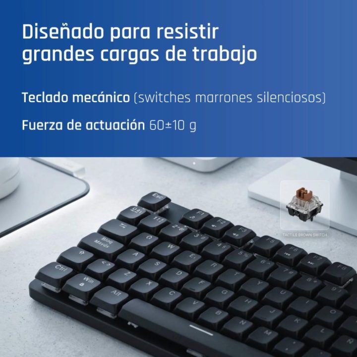 iggual Teclado mecânico USB CK-MECHA-105T preto