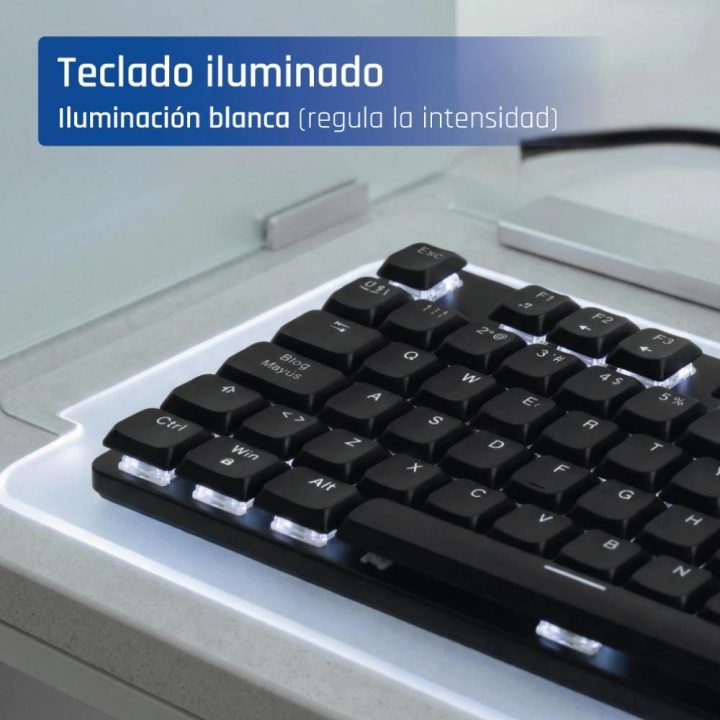 iggual CK-MECHA-105T Black USB Mechanical Keyboard