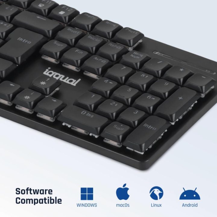 iggual CK-MECHA-105T Black USB Mechanical Keyboard