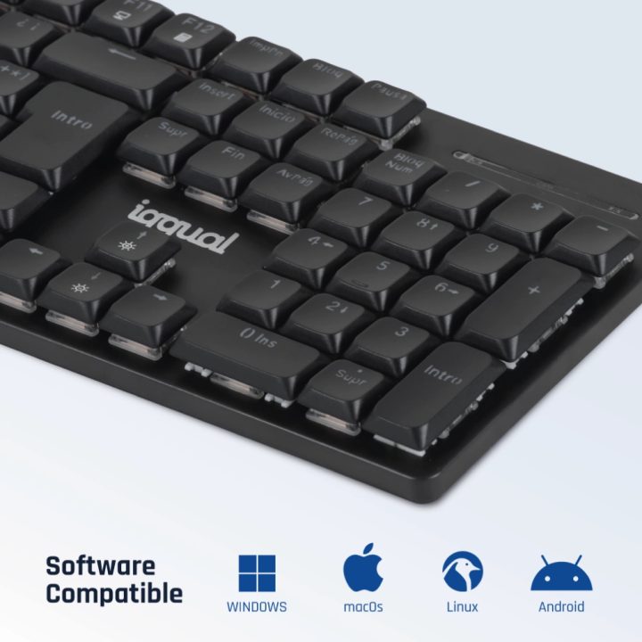 iggual CK-MECHA-105T Black USB Mechanical Keyboard
