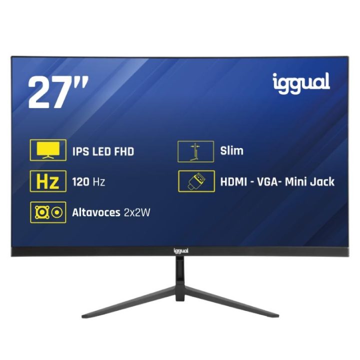 Monitor iggual ML27SMM 27" Full HD 120 Hz IPS