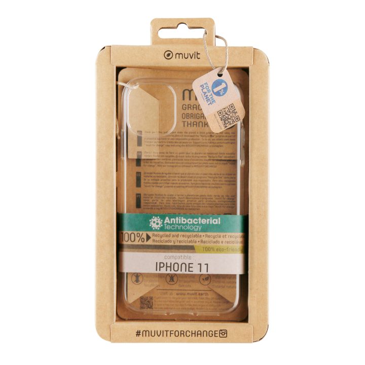 Capa Muvit recycletek antibacteriana para Apple iPhone 11…