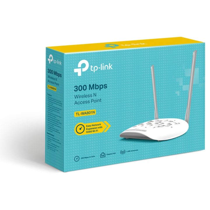 TP-Link TL-WA801N Wireless Access Point 300 Mbit/s White Power over…