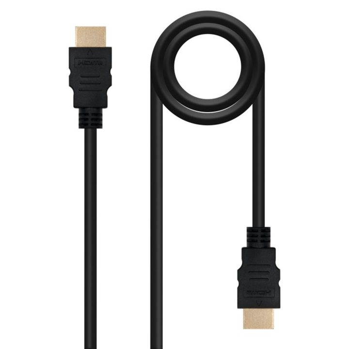 Nanocable HDMI V1.4 High Speed Cable / HEC), A/M-A/M, Black, 1 m