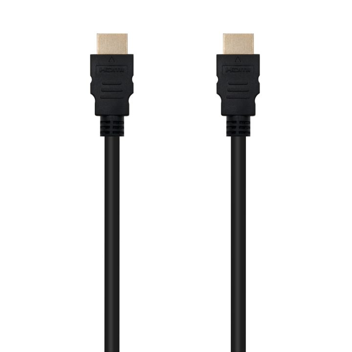Nanocable HDMI V1.4 High Speed Cable / HEC), A/M-A/M, Black, 1 m