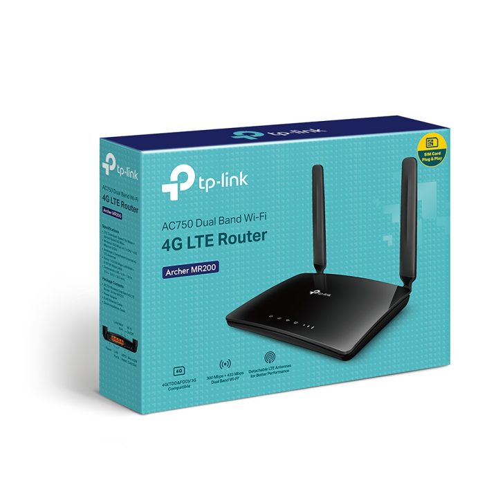 TP-Link Archer MR200 Fast Ethernet Wireless Router Dual Band (2.4 GHz…