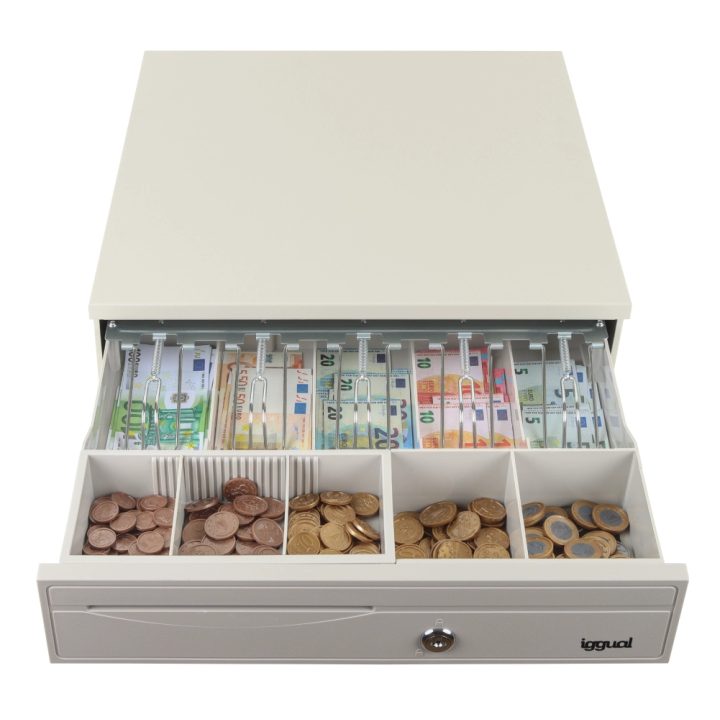 iggual IRON-30W Cash Drawer 42cm 5+5 White
