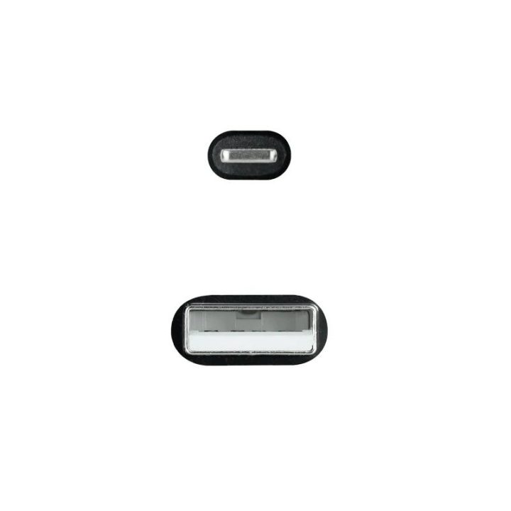 Nanocable Lightning to USB 2.0 Cable, Lightning/M - USB A/M, Black, 1…